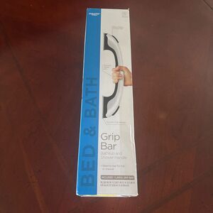 Bed & Bath Grip Bar White 16.38W x 3.87D x 3.5H NIB by Equate